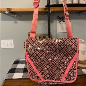 Vera bradley frill messenger bag